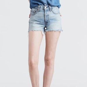 Levi’s 501 high rise shorts
